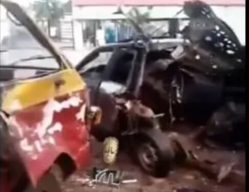 Just-In:  CNG-Powered Vehicle Explodes In Benin, Scores Injured