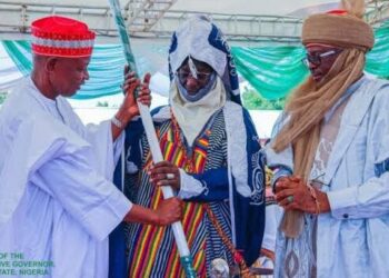 Governor Yusuf presents staff of office to new Emir of Rano