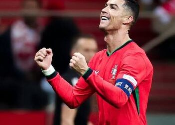 Ronaldo scores in Portugal’s Nations League win as Spain sink Denmark