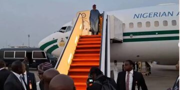 Tinubu returns from Saudi Arabia