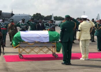 Lt.-Gen. Lagbaja’s remains taken to Abuja for state burial