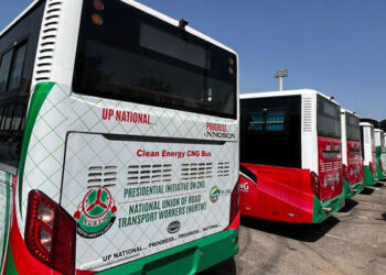 FG hands over 15 CNG buses to transport unions