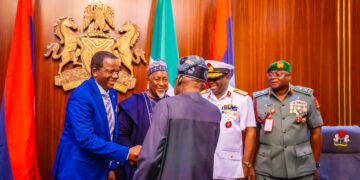 Matawalle Attends Decoration Ceremony of Newly Acting Chief of Army staff in villa