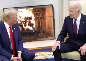 Trump, Biden shake hands in White House, vow smooth transfer  