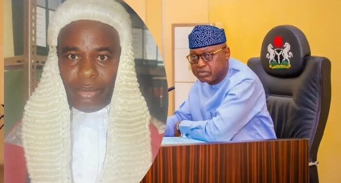 Oyebanji swears in Ogunmoye as acting Ekiti CJ