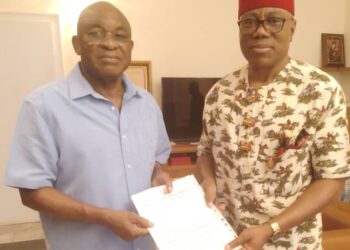 Senator Mark Play Host to New Permanent Secretary, National Assembly