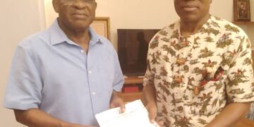 Senator Mark Play Host to New Permanent Secretary, National Assembly