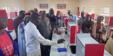 Constituents Hail Sen. Katung For Constructing, Equipping Science Laboratory