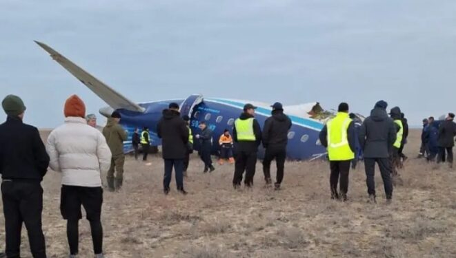 Many feared dead as passenger plane carrying 67 people crashes on Christmas Day