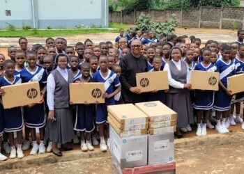 Peter Obi Contributes Computers and Printers to Adamawa School