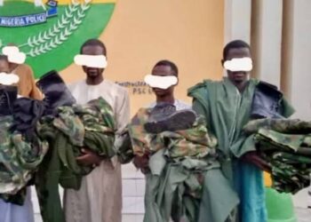 Police arrest 4 suspects supplying military uniforms to bandits in Katsina