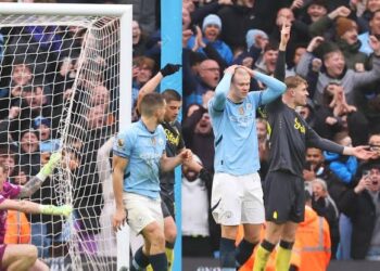 Haaland misses penalty as Man City draw 1-1 with Everton