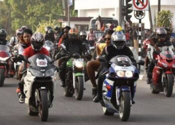 Bikers thrill revellers with breathtaking stunts at Calabar Carnival