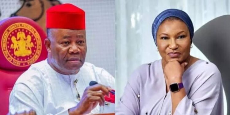Kingibe storms out of Senate after Akpabio stops motion on FCT demolitions