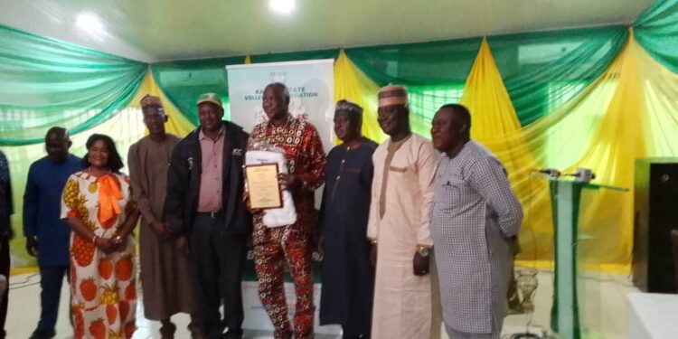 KADSVA Honours NVBF President, Musa Nimrod, With Award Of Excellence
