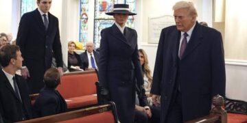 Trump, wife Melania attend church service ahead of inauguration