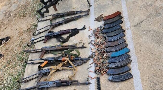 Lawal inspects seized arms cache, lauds DSS