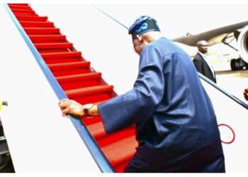 Tinubu departs for France ahead of AU summit in Addis Ababa