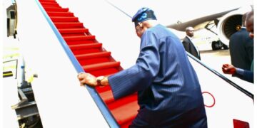 Tinubu departs for France ahead of AU summit in Addis Ababa