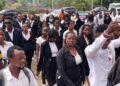 Lawyers, CSOs Hit Abuja Street Over Farouk Ahmed Must Go Protest