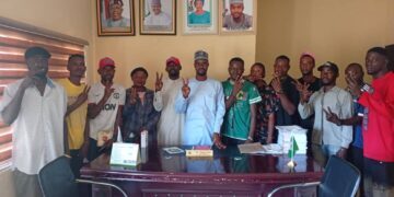 Youth Empowerment: Hon. Babaladi Presents Certificate To Cooperative In Jaba LGA