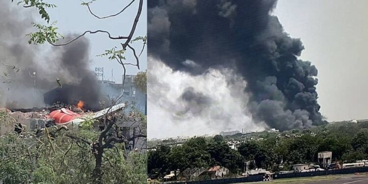 Tragedy Strikes: Air India Flight to London Crashes Shortly After Take-off