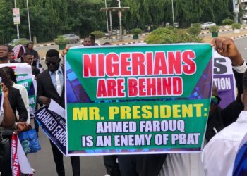 Protest Day 2: Lawyers Storm NASS, Submit Petition to Senate President Over Massive Corruption in NMDPRA