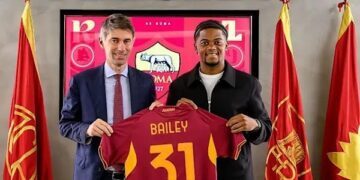 Bailey Joins Roma on Season-long Loan from Villa