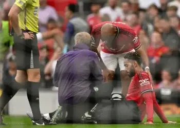 EPL: Man United striker suffering from injury against Burnly