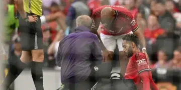 EPL: Man United striker suffering from injury against Burnly