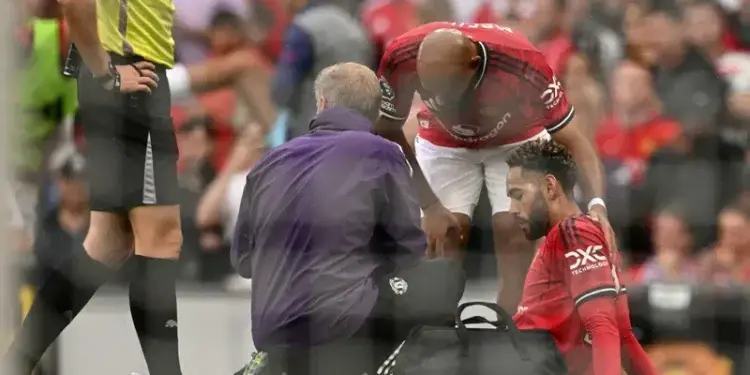 EPL: Man United striker suffering from injury against Burnly