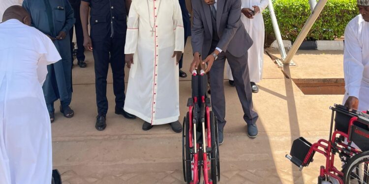 Bishop Kukah Donates Wheelchairs To Sokoto UDUTH