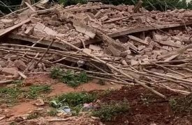 Hotel Building Collapses in Edo, Kills Owner as 20 Workers Escape Death