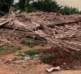 Hotel Building Collapses in Edo, Kills Owner as 20 Workers Escape Death