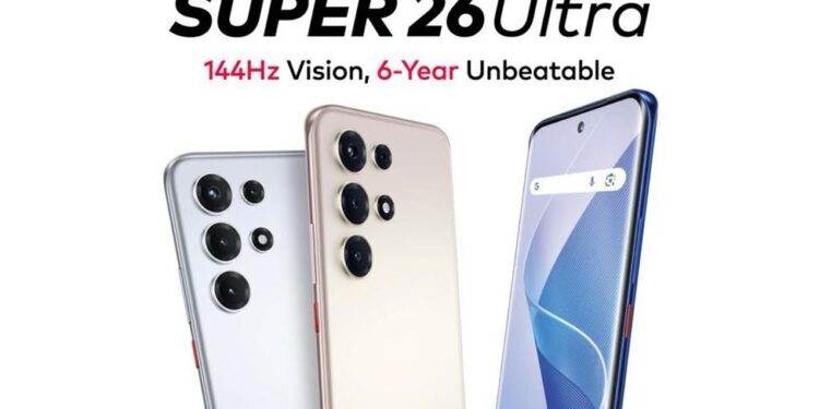 itel Launches The Best 3D-Curved Amoled Screen Smartphone In Nigeria Under N300,000; The SUPER 26 Ultra