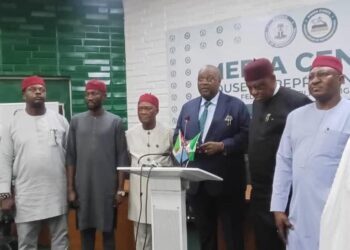 JUST IN: Peter Mbah, Yilwatda present as six PDP, LP reps join APC during plenary