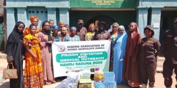 NAWOJ Donates Essentials To Female Inmates In Kaduna