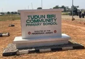 Army Constructs Primary School in Kaduna Community Where Military Drone Accidentally Killed 85