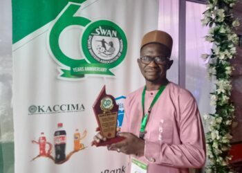 LEADERSHIP Newspaper’s Salifu Usman Receives SWAN Fellowship In Recognition Of Sports Development Efforts