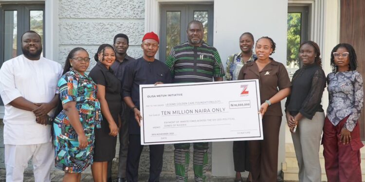 Olisa Metuh Initiative Donates N10 Million to Legend Golden Care Foundation Ahead of 60th Birthday