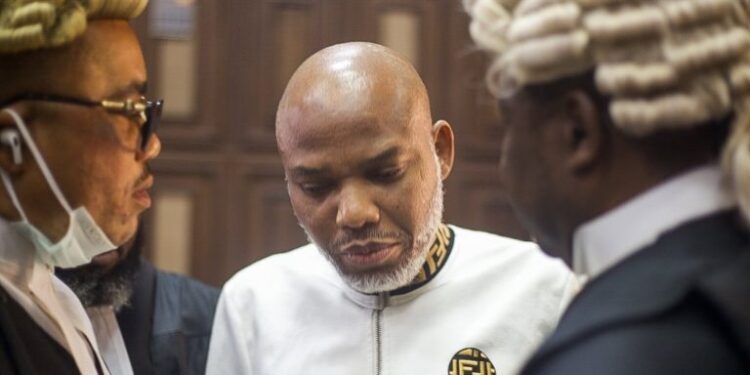 IPOB Leader Kanu Sues NMA for £50 Billion, Accuses Doctors of Forging Medical Report