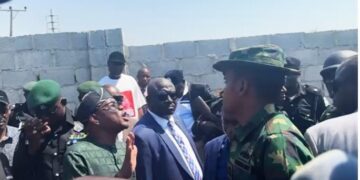 Tension In Abuja As FCT Minister Confronts Soldiers Over Land Dispute