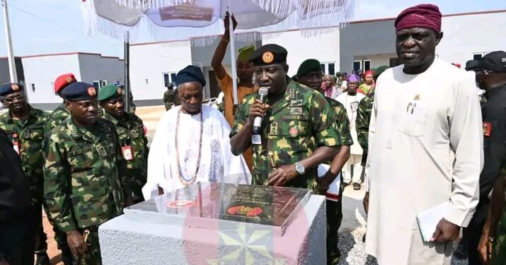 Army Inaugurates Affordable Housing Estate For Soldiers in Ibadan