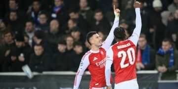 Arsenal Thrash Club Brugge To Stay Perfect In Champions League