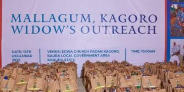 Yuletide; Jennifer Etuh Foundation Donates to Widows in Mallagum, Kagoro