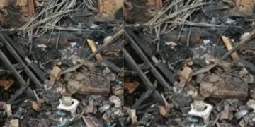 Fire Guts Aforigwe Market in Anambra