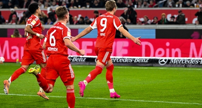 Kane Scores Hat-Trick As Bayern Stroll Past Stuttgart
