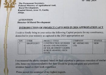 Exposed: ‘Missing’ Federal Projects in Ijesa North Linked To Wole Oke’s Associate (Photos)