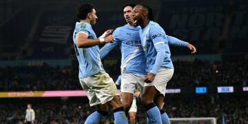 Man City Brush Aside Newcastle To Reach League Cup Final