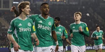 Champions League: Gordon Scores Four As Newcastle Hit Qarabag For Six